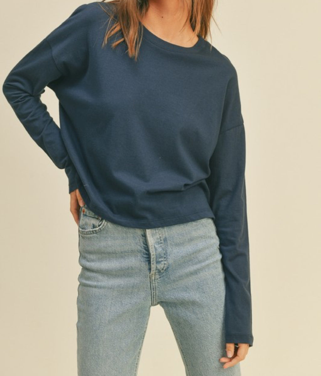 Long Sleeve Soft Jersey Tee