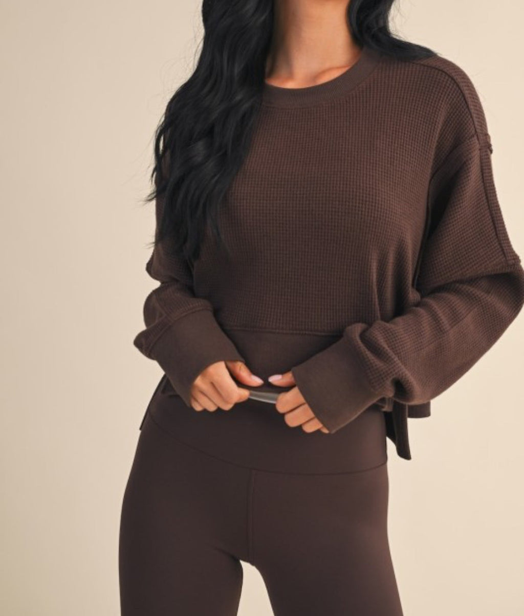 Cozy Waffle Knit Sweater