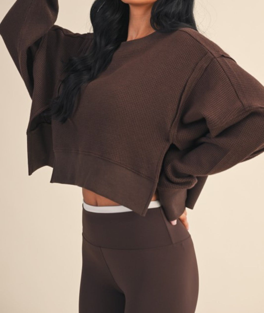 Cozy Waffle Knit Sweater